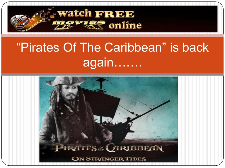 Pirates Caribbean Stranger Tides Free Online